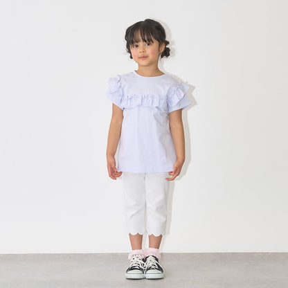 Japanese children's clothing Ly# mine tank top and shorts set 100-150cm girls summer TOPS PANTS 
