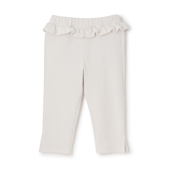 日本童裝 Ly# mine 吸水速乾 側開衩七分長褲 90-140cm 女童款 夏季 PANTS