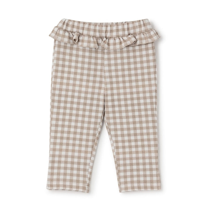 日本童裝 Ly# mine 吸水速乾 側開衩七分長褲 90-140cm 女童款 夏季 PANTS