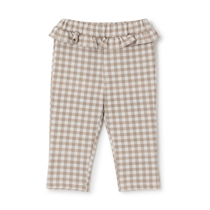 日本童裝 Ly# mine 吸水速乾 側開衩七分長褲 90-140cm 女童款 夏季 PANTS