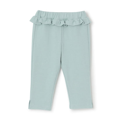 日本童裝 Ly# mine 吸水速乾 側開衩七分長褲 90-140cm 女童款 夏季 PANTS