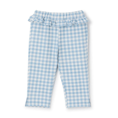 日本童裝 Ly# mine 吸水速乾 側開衩七分長褲 90-140cm 女童款 夏季 PANTS