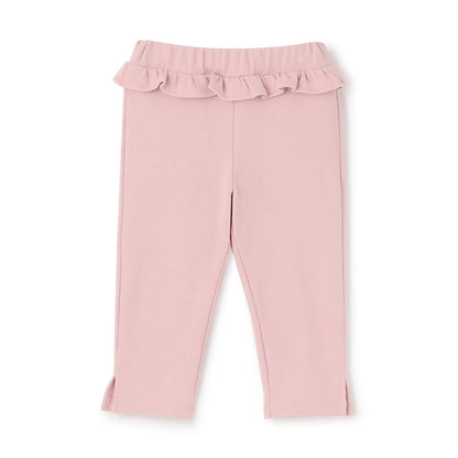 日本童裝 Ly# mine 吸水速乾 側開衩七分長褲 90-140cm 女童款 夏季 PANTS