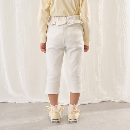 日本童裝 Ly# mine 吸水速乾 側開衩七分長褲 90-140cm 女童款 夏季 PANTS