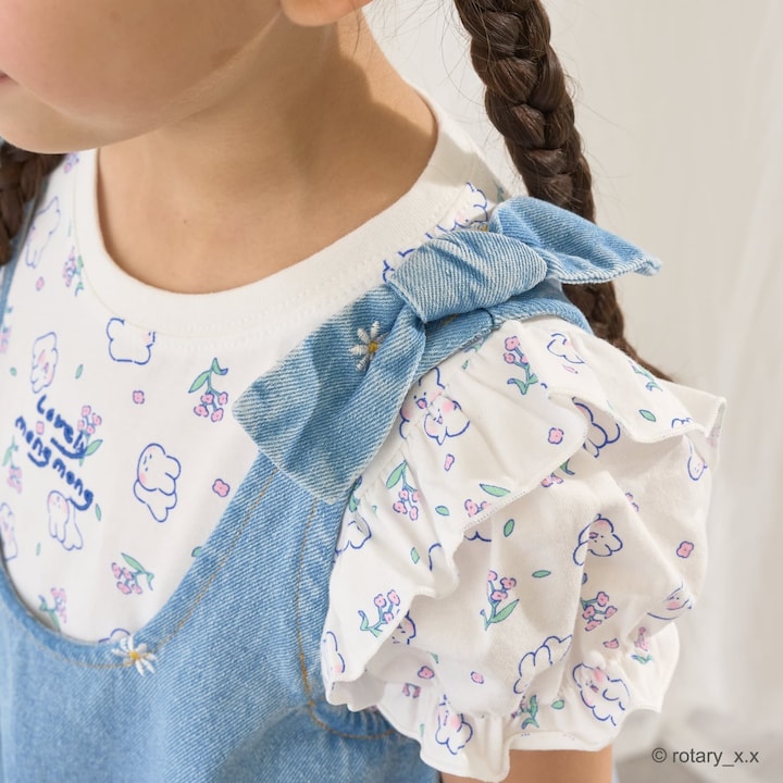 Japanese children's clothing Ly# mine tank top and shorts set 100-150cm girls summer TOPS PANTS 