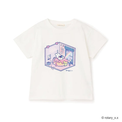 Japanese children's clothing Ly# mine tank top and shorts set 100-150cm girls summer TOPS PANTS 