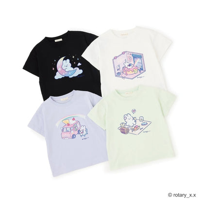 Japanese children's clothing Ly# mine tank top and shorts set 100-150cm girls summer TOPS PANTS 