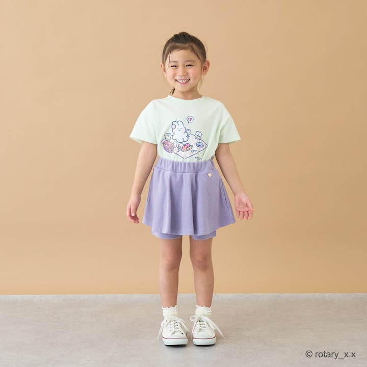 Japanese children's clothing Ly# mine tank top and shorts set 100-150cm girls summer TOPS PANTS 