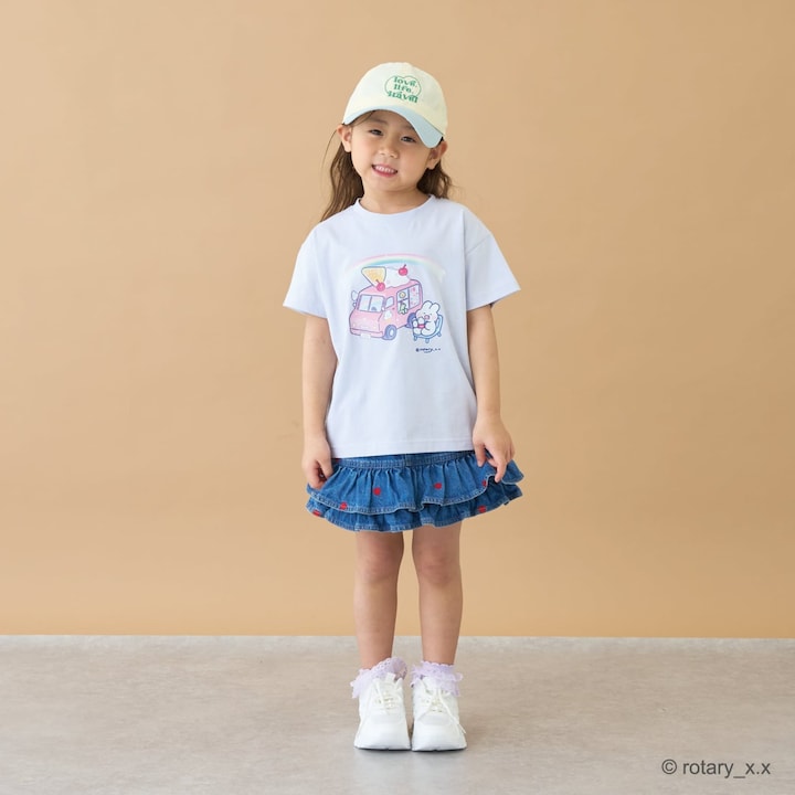 Japanese children's clothing Ly# mine tank top and shorts set 100-150cm girls summer TOPS PANTS 