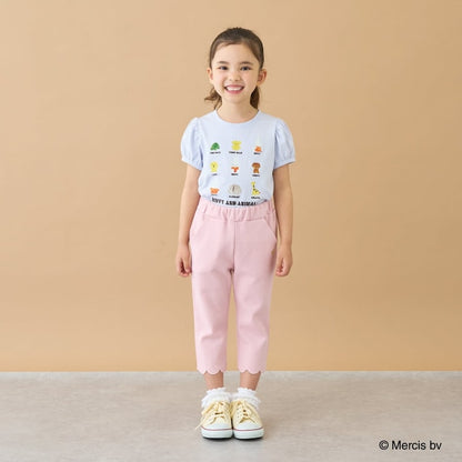 Japanese children's clothing Ly# mine tank top and shorts set 100-150cm girls summer TOPS PANTS 