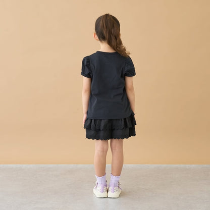 Japanese children's clothing Ly# mine tank top and shorts set 100-150cm girls summer TOPS PANTS 