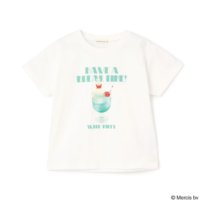 日本童裝 Ly# mine x miffy 防UV 吸水速乾 【棉100％不易變形】印花上衣 100-140cm 女童款 夏季 TOPS