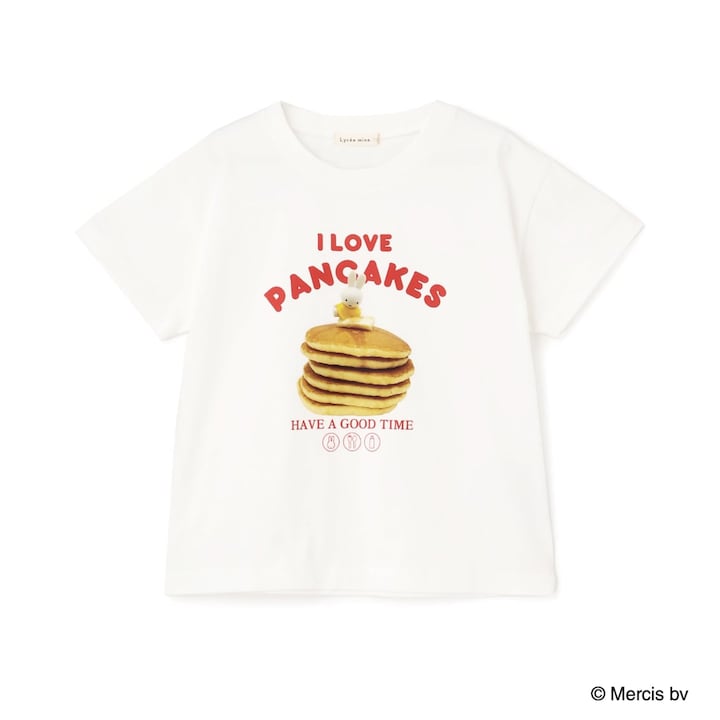 日本童裝 Ly# mine x miffy 防UV 吸水速乾 【棉100％不易變形】印花上衣 100-140cm 女童款 夏季 TOPS
