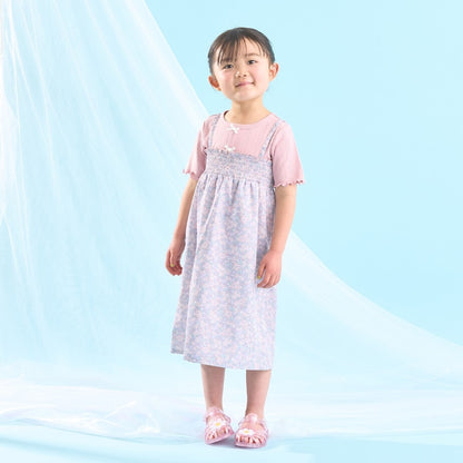 Japanese children's clothing Ly# mine tank top and shorts set 100-150cm girls summer TOPS PANTS 