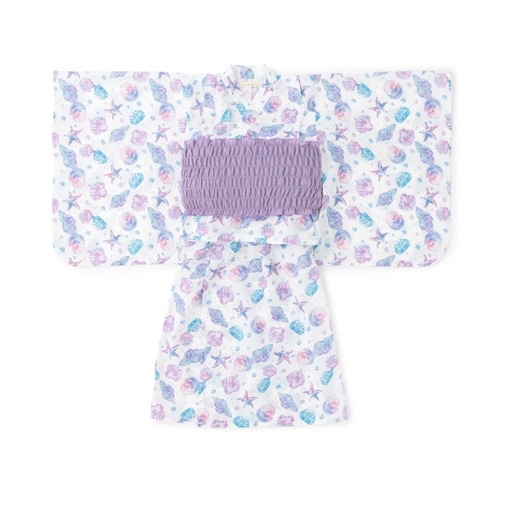 日本童裝 Ly# mine 4Way 接觸冷感 日本浴衣3件套裝 日本和服 100-140cm 女童款 夏季 OUTERWEAR DRESSES 日本夏祭慶典特輯