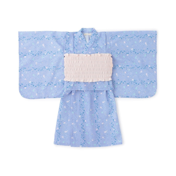 日本童裝 Ly# mine 4Way 接觸冷感 日本浴衣3件套裝 日本和服 100-140cm 女童款 夏季 OUTERWEAR DRESSES 日本夏祭慶典特輯