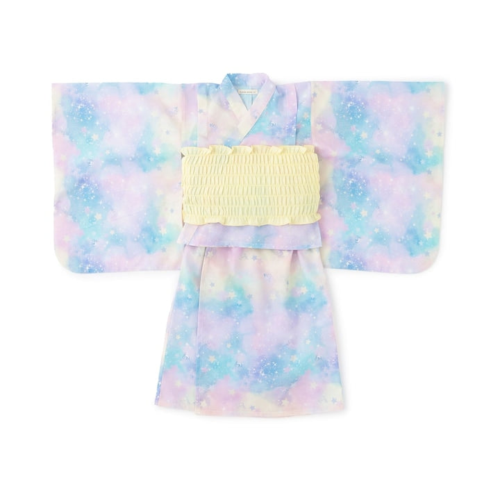 日本童裝 Ly# mine 4Way 接觸冷感 日本浴衣3件套裝 日本和服 100-140cm 女童款 夏季 OUTERWEAR DRESSES 日本夏祭慶典特輯