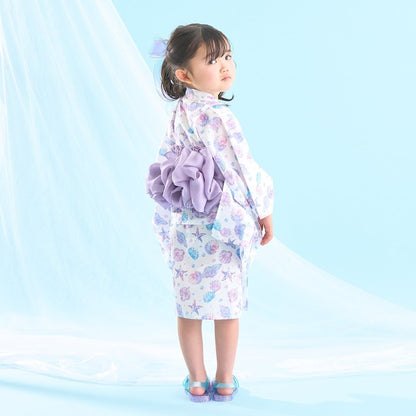 日本童裝 Ly# mine 4Way 接觸冷感 日本浴衣3件套裝 日本和服 100-140cm 女童款 夏季 OUTERWEAR DRESSES 日本夏祭慶典特輯