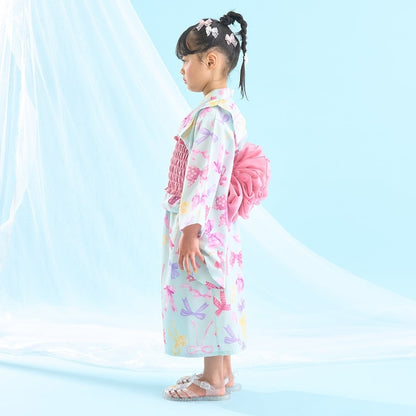 日本童裝 Ly# mine 4Way 接觸冷感 日本浴衣3件套裝 日本和服 100-140cm 女童款 夏季 OUTERWEAR DRESSES 日本夏祭慶典特輯