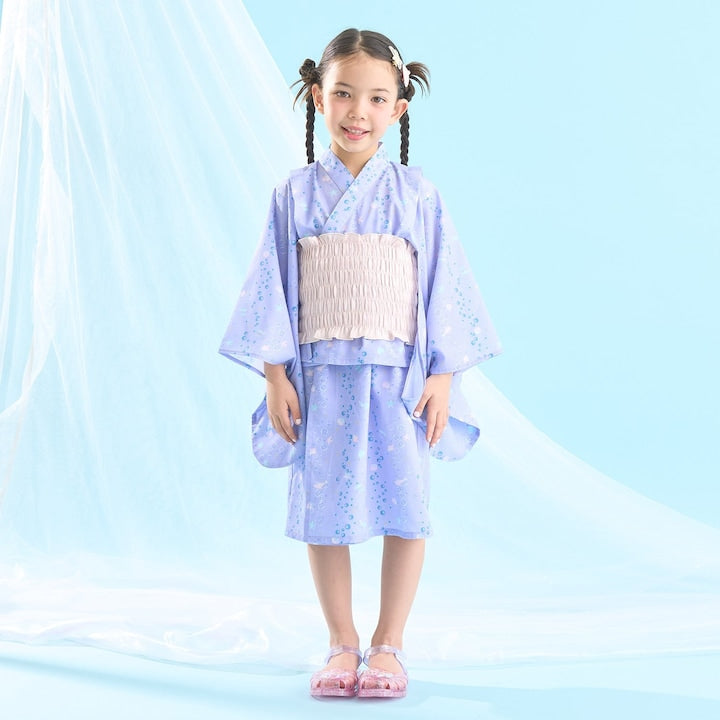 日本童裝 Ly# mine 4Way 接觸冷感 日本浴衣3件套裝 日本和服 100-140cm 女童款 夏季 OUTERWEAR DRESSES 日本夏祭慶典特輯