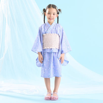 日本童裝 Ly# mine 4Way 接觸冷感 日本浴衣3件套裝 日本和服 100-140cm 女童款 夏季 OUTERWEAR DRESSES 日本夏祭慶典特輯