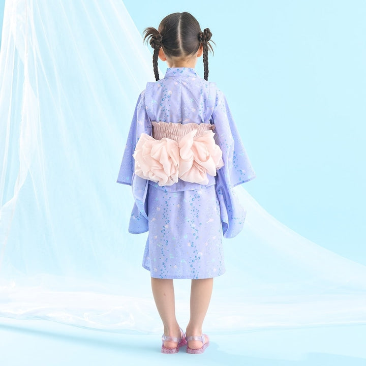 日本童裝 Ly# mine 4Way 接觸冷感 日本浴衣3件套裝 日本和服 100-140cm 女童款 夏季 OUTERWEAR DRESSES 日本夏祭慶典特輯