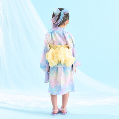 日本童裝 Ly# mine 4Way 接觸冷感 日本浴衣3件套裝 日本和服 100-140cm 女童款 夏季 OUTERWEAR DRESSES 日本夏祭慶典特輯