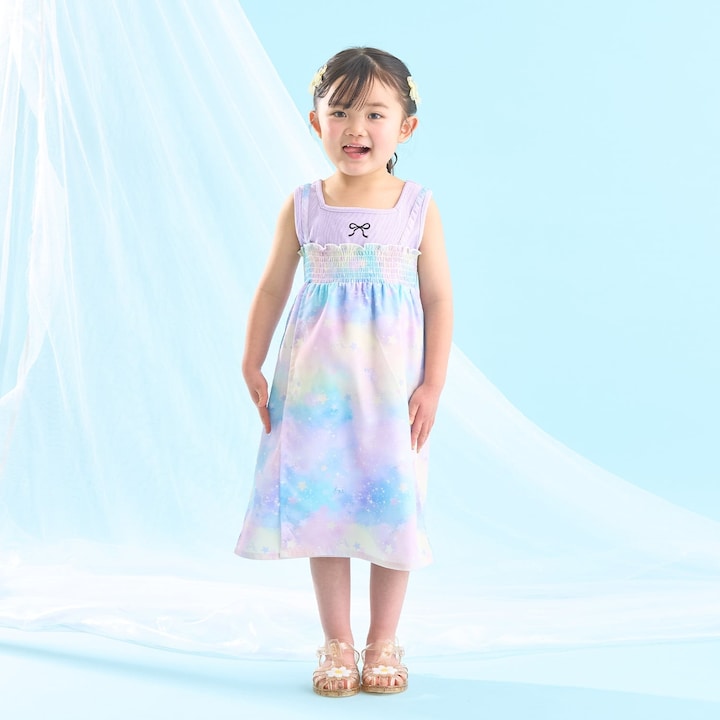 日本童裝 Ly# mine 4Way 接觸冷感 日本浴衣3件套裝 日本和服 100-140cm 女童款 夏季 OUTERWEAR DRESSES 日本夏祭慶典特輯