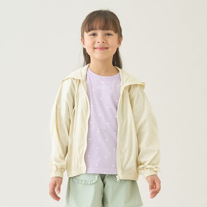 日本童裝 Ly# mine 防UV 接觸冷感 連帽外套 100-150cm 女童款 夏季 OUTERWEAR