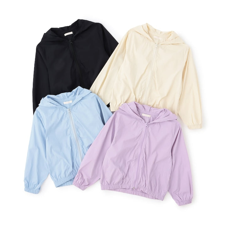 日本童裝 Ly# mine 防UV 接觸冷感 連帽外套 100-150cm 女童款 夏季 OUTERWEAR