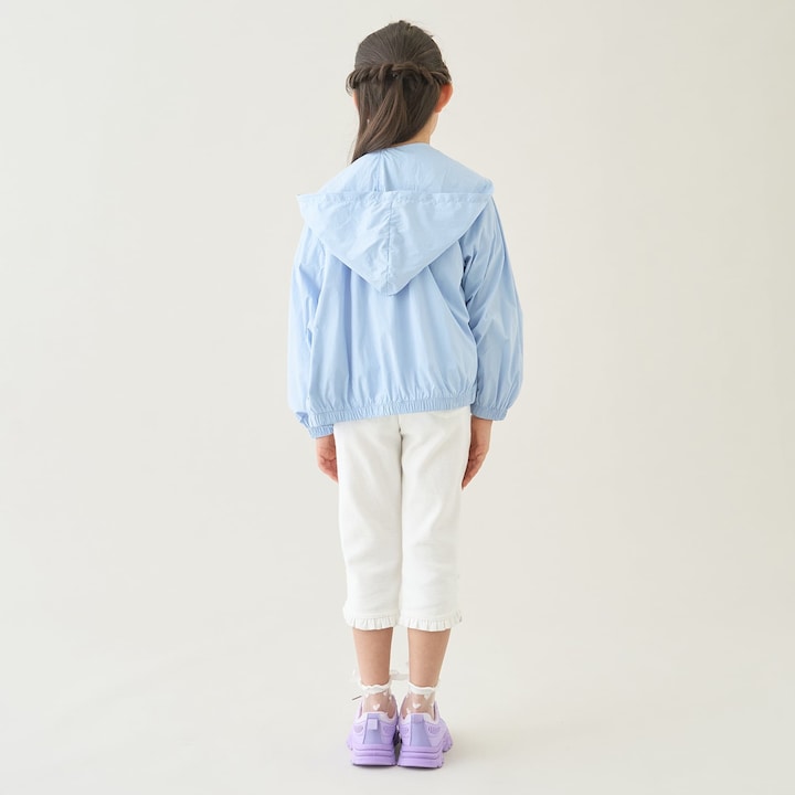 日本童裝 Ly# mine 防UV 接觸冷感 連帽外套 100-150cm 女童款 夏季 OUTERWEAR