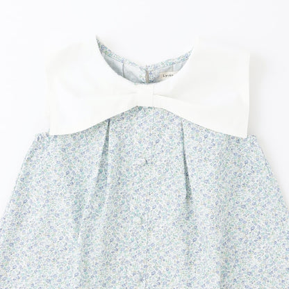 日本童裝 Ly# mine 蝴蝶結襯衫及荷葉邊短褲套裝 100-150cm 女童款 夏季 TOPS PANTS