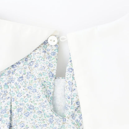 日本童裝 Ly# mine 蝴蝶結襯衫及荷葉邊短褲套裝 100-150cm 女童款 夏季 TOPS PANTS