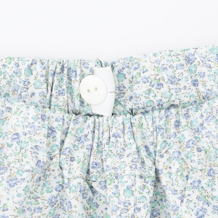 日本童裝 Ly# mine 蝴蝶結襯衫及荷葉邊短褲套裝 100-150cm 女童款 夏季 TOPS PANTS