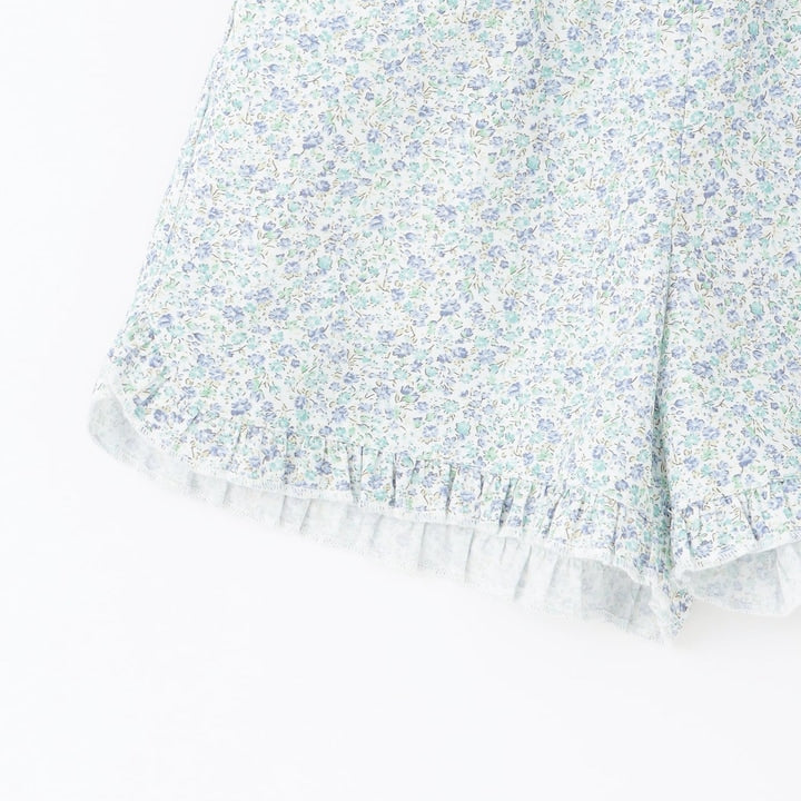 日本童裝 Ly# mine 蝴蝶結襯衫及荷葉邊短褲套裝 100-150cm 女童款 夏季 TOPS PANTS