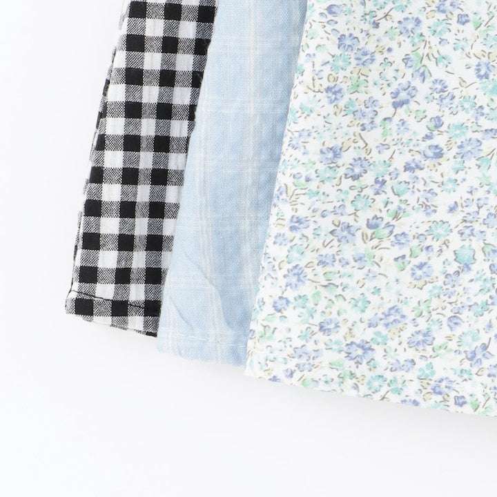 日本童裝 Ly# mine 蝴蝶結襯衫及荷葉邊短褲套裝 100-150cm 女童款 夏季 TOPS PANTS
