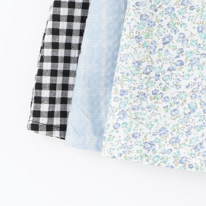 日本童裝 Ly# mine 蝴蝶結襯衫及荷葉邊短褲套裝 100-150cm 女童款 夏季 TOPS PANTS
