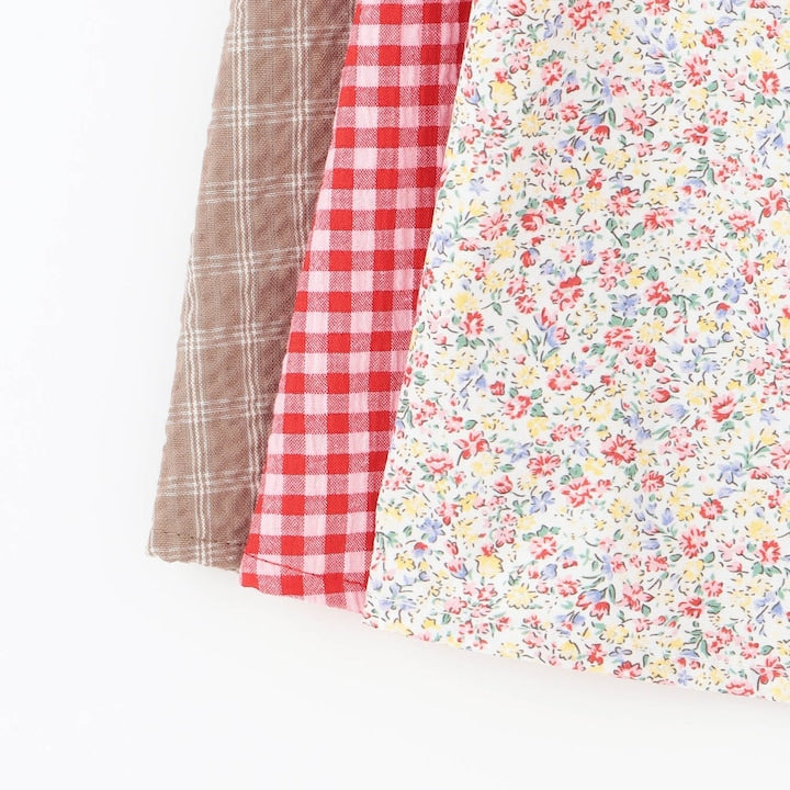 日本童裝 Ly# mine 蝴蝶結襯衫及荷葉邊短褲套裝 100-150cm 女童款 夏季 TOPS PANTS