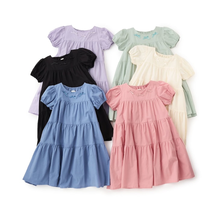 日本童裝 Ly# mine 層疊連身裙 100-150cm 女童款 夏季 DRESSES