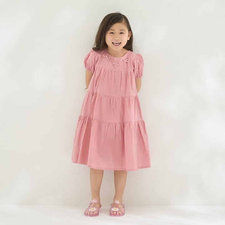 日本童裝 Ly# mine 層疊連身裙 100-150cm 女童款 夏季 DRESSES
