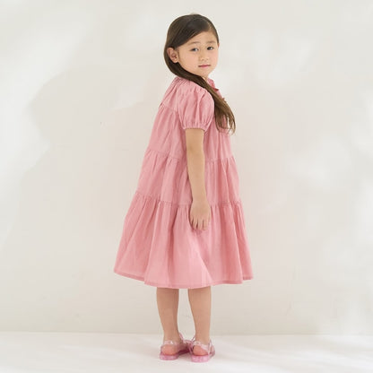 日本童裝 Ly# mine 層疊連身裙 100-150cm 女童款 夏季 DRESSES