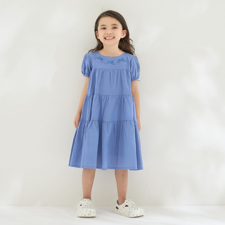 日本童裝 Ly# mine 層疊連身裙 100-150cm 女童款 夏季 DRESSES