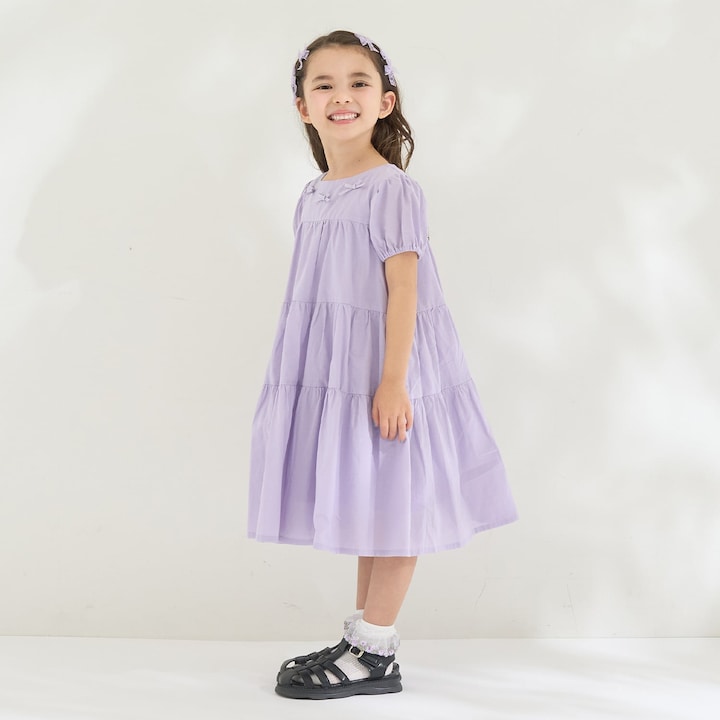日本童裝 Ly# mine 層疊連身裙 100-150cm 女童款 夏季 DRESSES