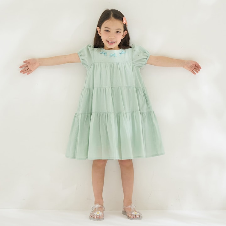 日本童裝 Ly# mine 層疊連身裙 100-150cm 女童款 夏季 DRESSES