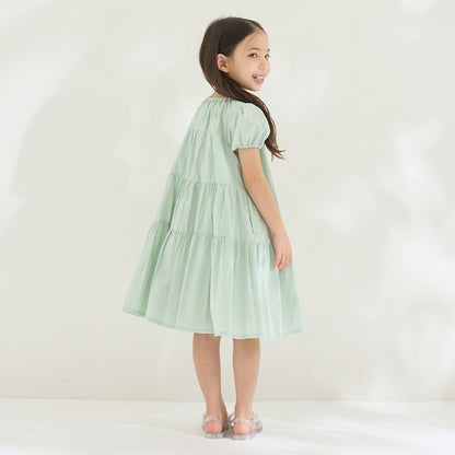 日本童裝 Ly# mine 層疊連身裙 100-150cm 女童款 夏季 DRESSES