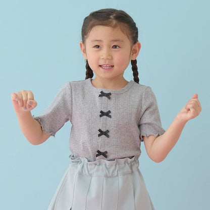 日本童裝 Ly# mine 蝴蝶結上衣 100-150cm 女童款 夏季 TOPS