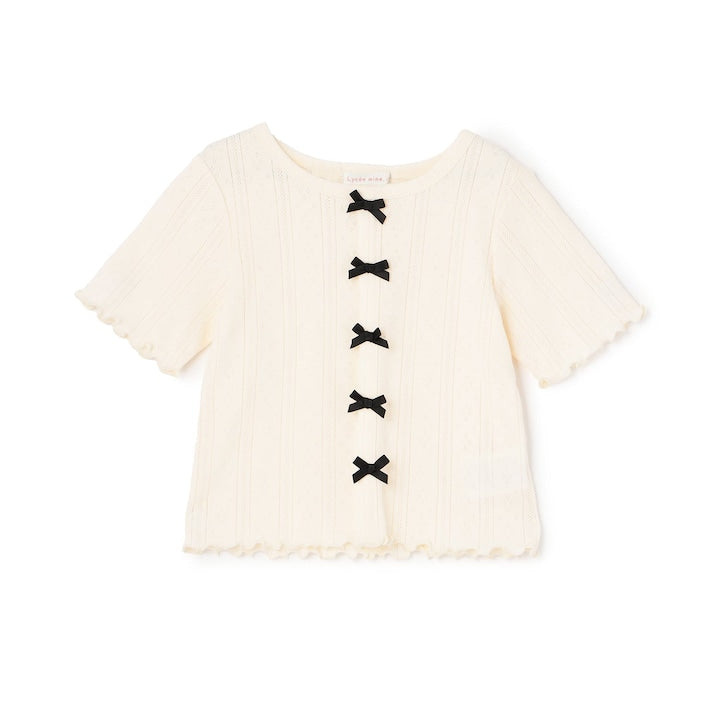 日本童裝 Ly# mine 蝴蝶結上衣 100-150cm 女童款 夏季 TOPS