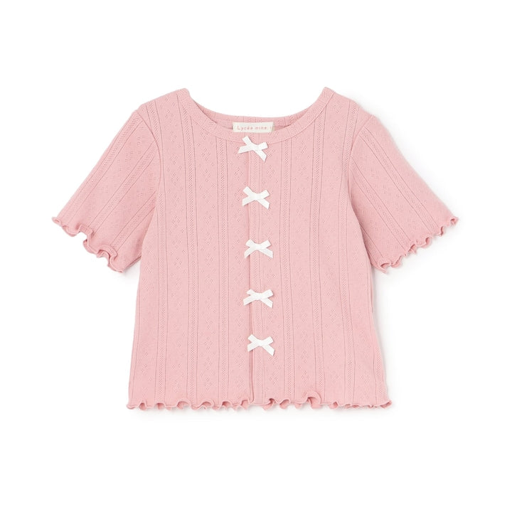 日本童裝 Ly# mine 蝴蝶結上衣 100-150cm 女童款 夏季 TOPS