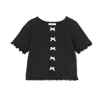 日本童裝 Ly# mine 蝴蝶結上衣 100-150cm 女童款 夏季 TOPS