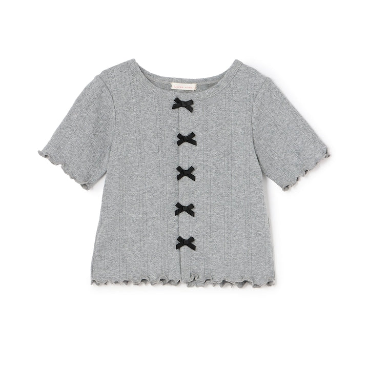 日本童裝 Ly# mine 蝴蝶結上衣 100-150cm 女童款 夏季 TOPS